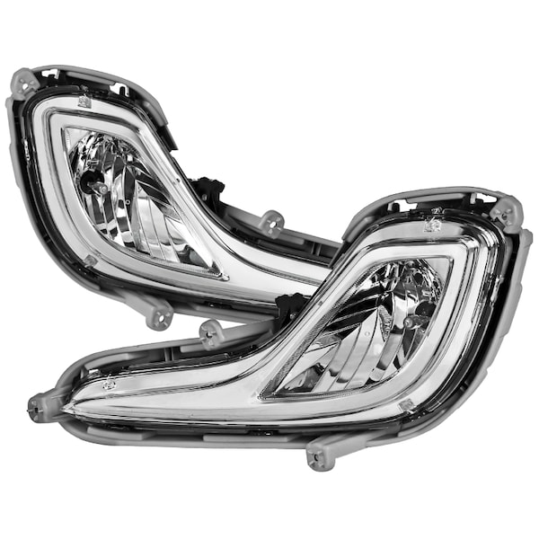 Spec-D Tuning 12-17 Hyundai Accent Fog Lights Clear LF-HACT12COEM-HZ - main